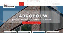 Desktop Screenshot of habrobouw.nl